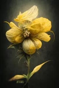 Желтый цветок